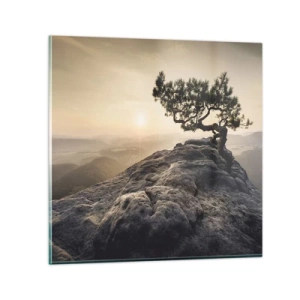 Tablou pe sticlă - Viața învinge întotdeauna - 50x50 cm