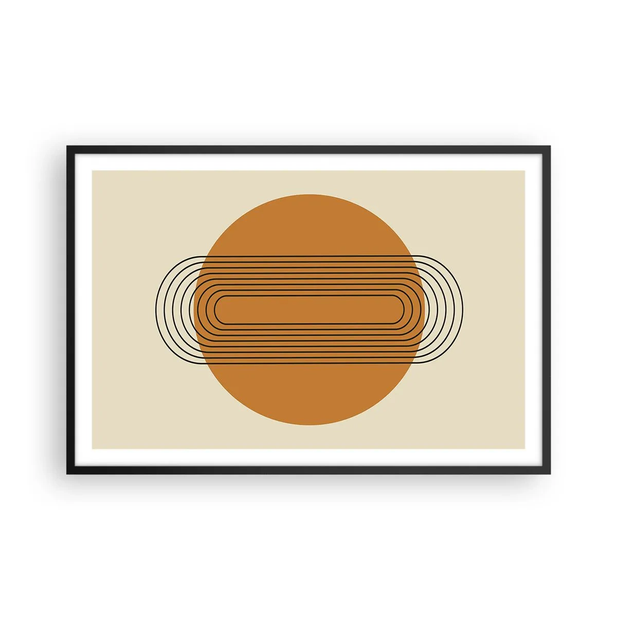 Poster în ramă neagră - Planul perfect - 91x61 cm