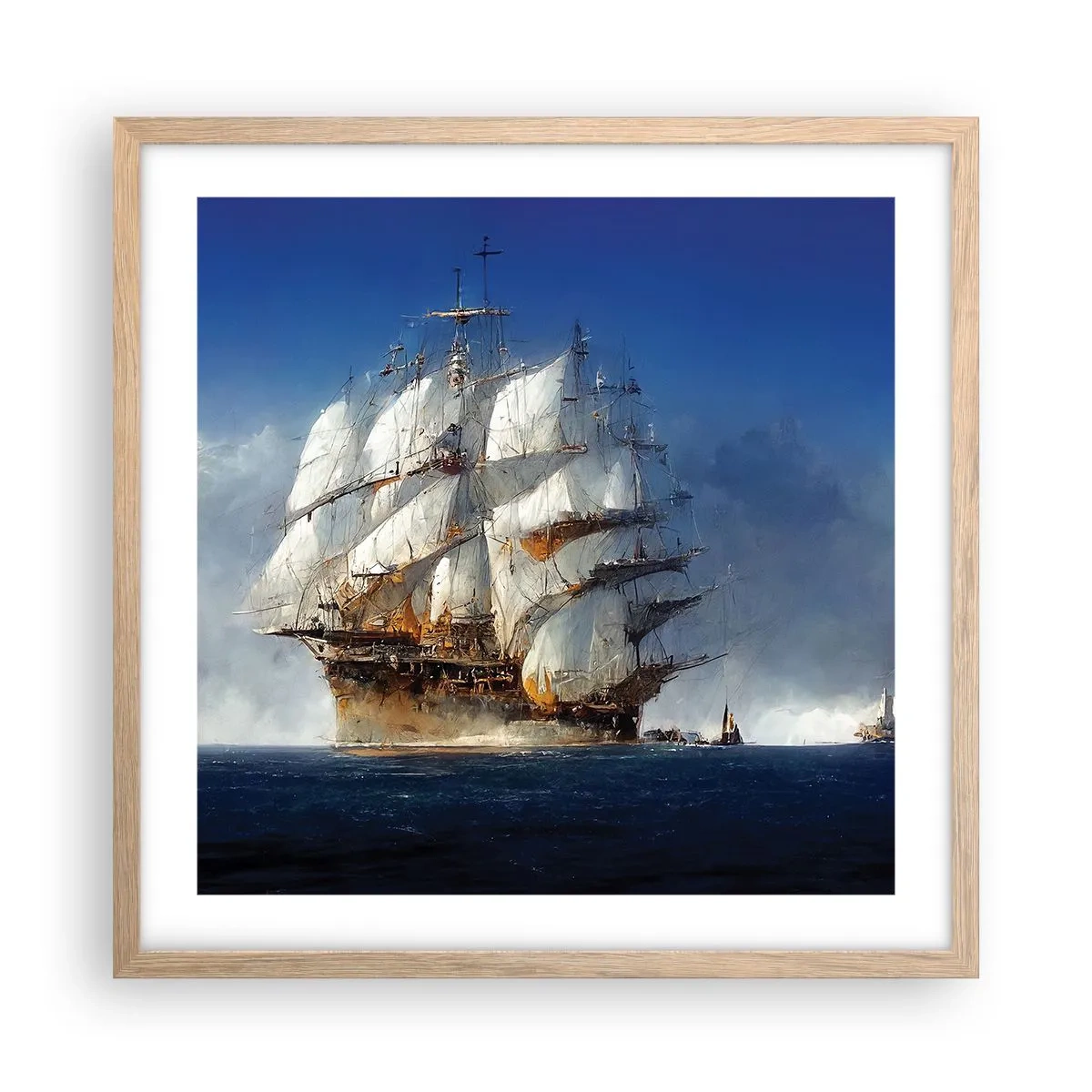 Poster în ramă de stejar deschis - The great glory! - 50x50 cm