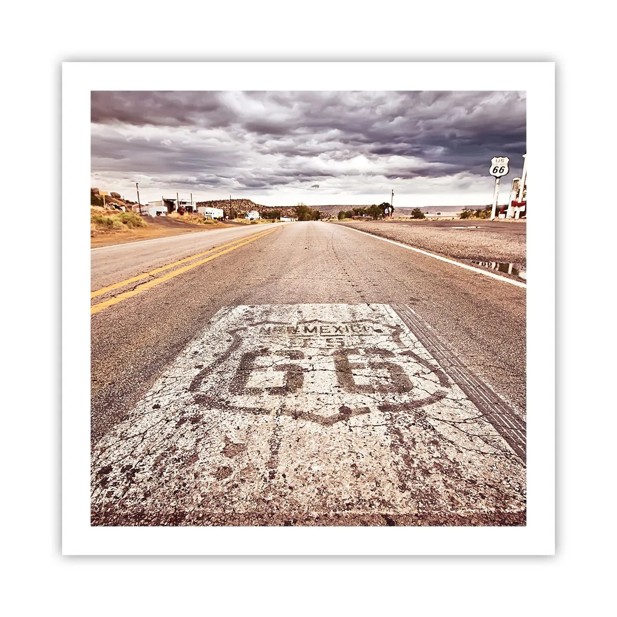 Poster - Mother Road - o legendă americană - 60x60 cm