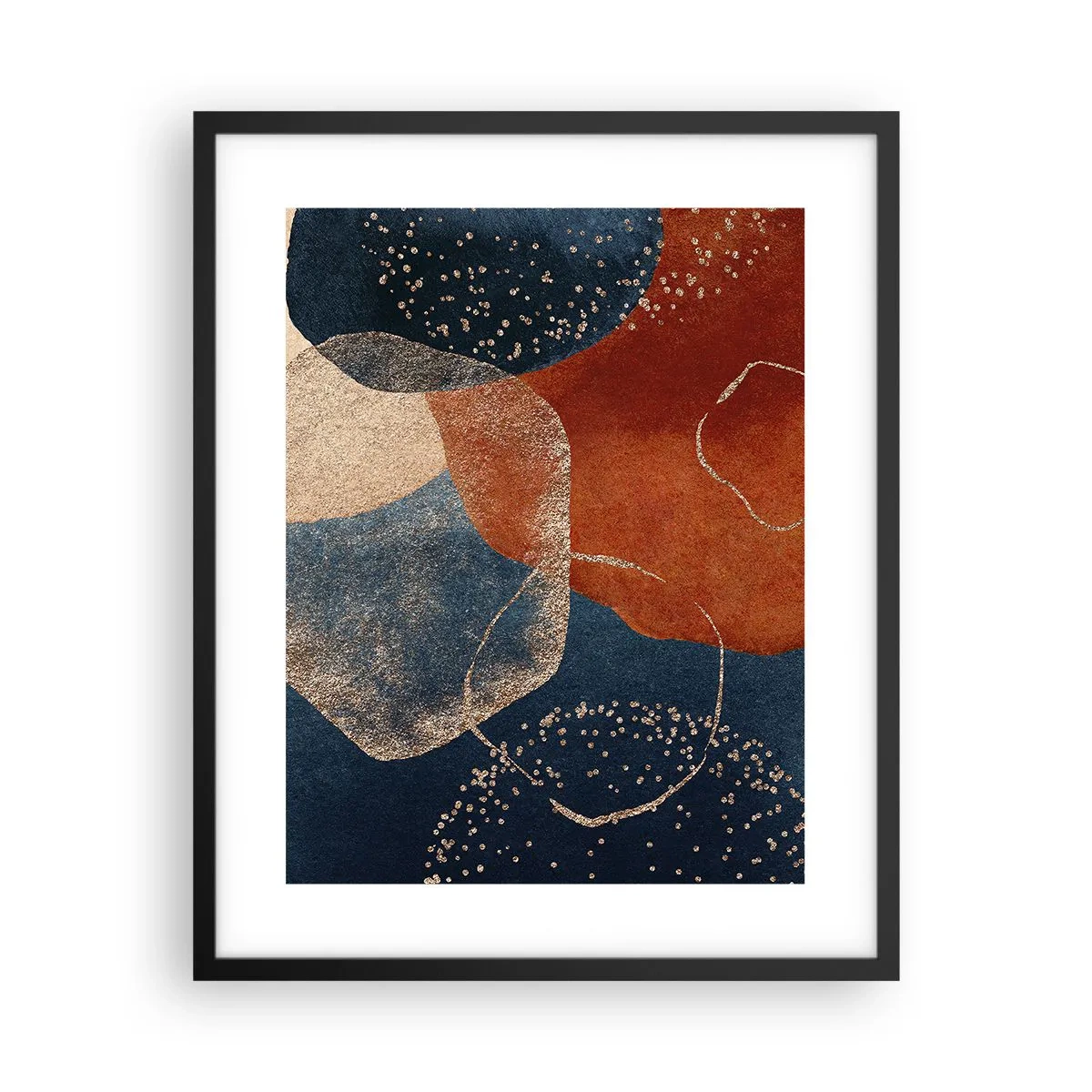 Poster în ramă neagră - Ușurința de a fi - 40x50 cm