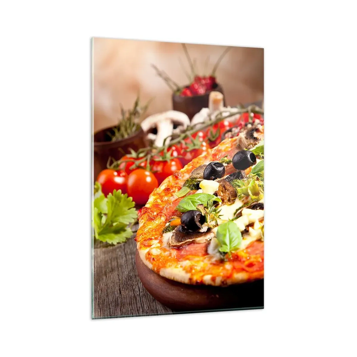 Tablou pe sticlă - Din ingredient teluric - 80x120 cm