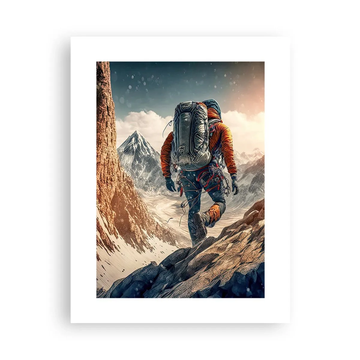 Poster - Războinic singuratic - 30x40 cm