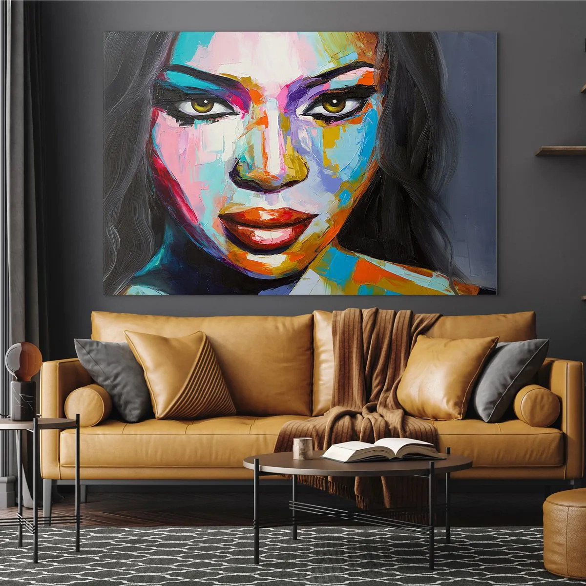 Tablou pe sticlă - Nu-ți poți lua ochii de la - 120x80 cm