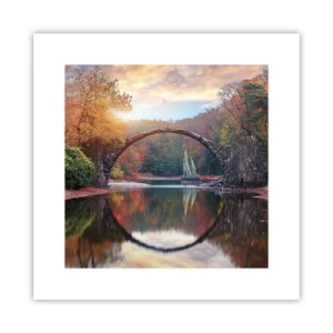 Poster - De cealaltă parte a oglinzii - 30x30 cm