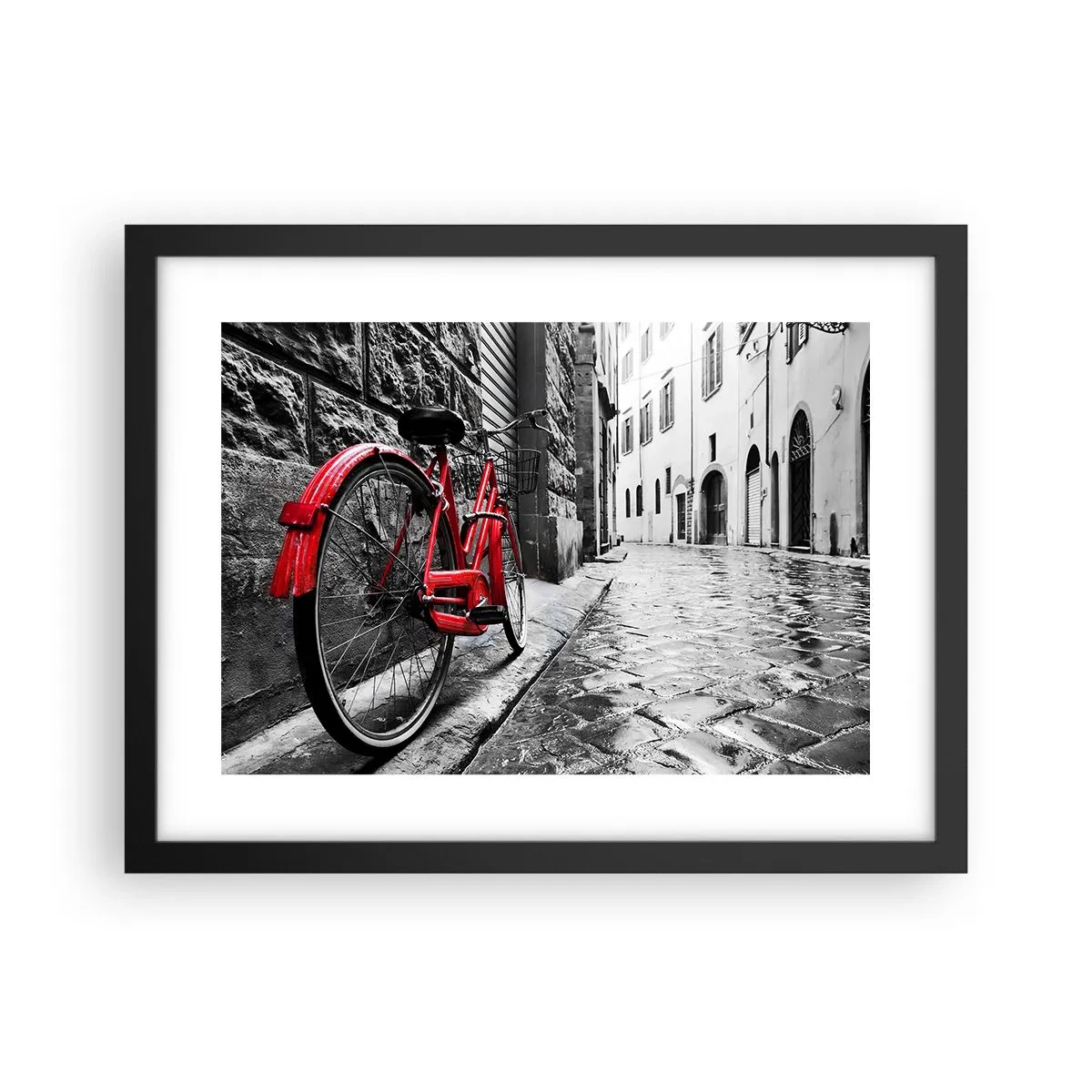 Poster în ramă neagră - Adevărata frumusețe nu îmbătrânește - 40x30 cm