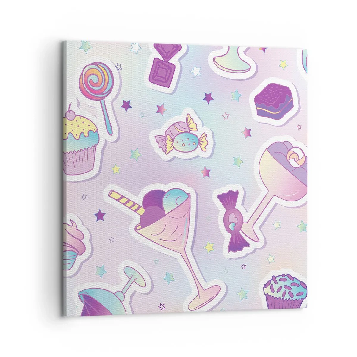 Tablou pe pânză - Să ai o zi de naștere în fiecare zi - 50x50 cm