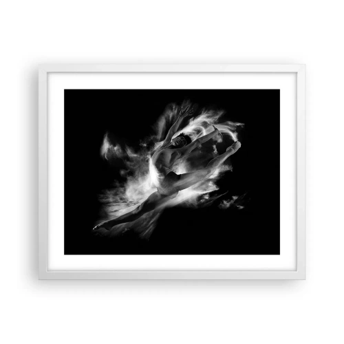 Poster în ramă albă - Oprit în zbor - 50x40 cm