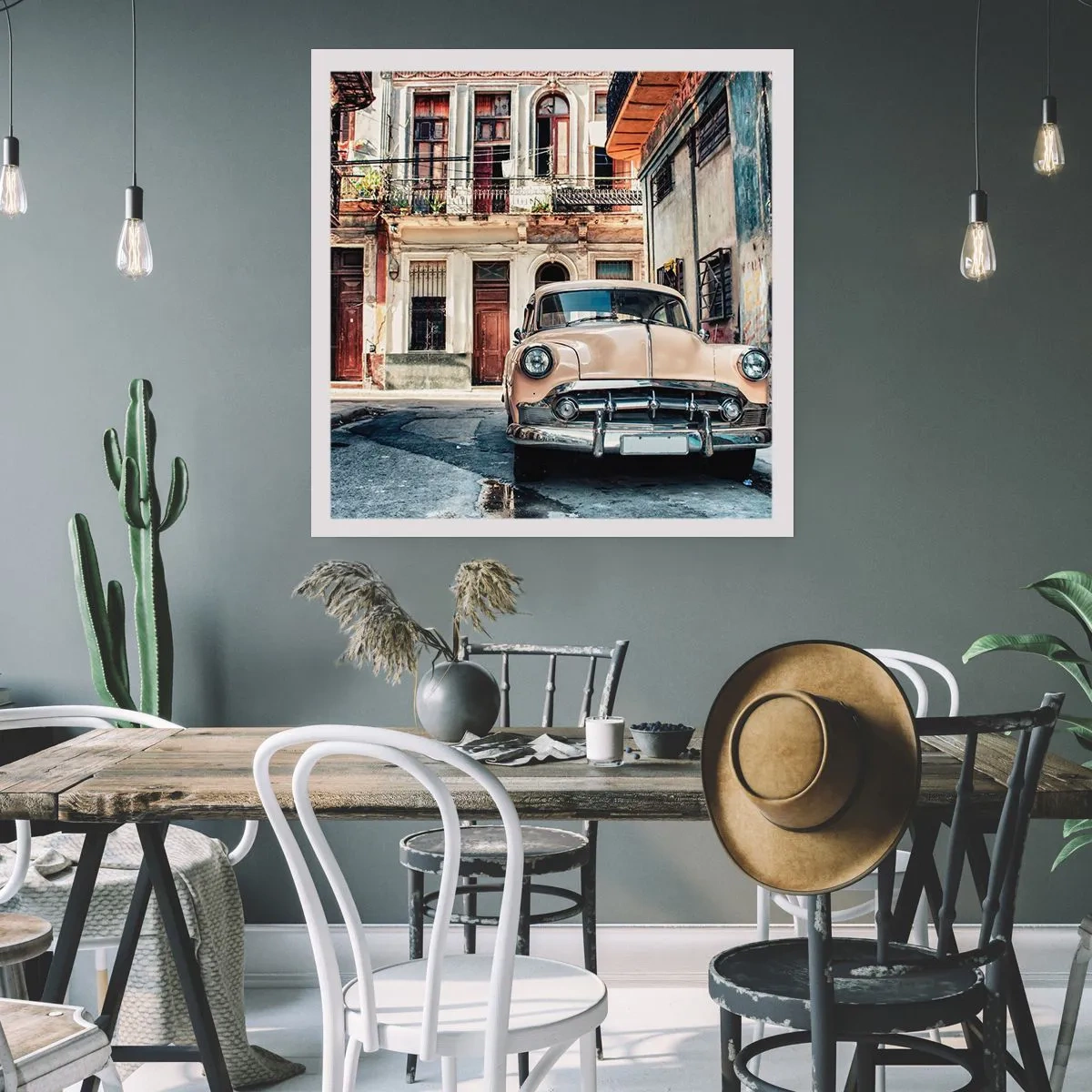 Poster - O siestă în Havana - 60x60 cm