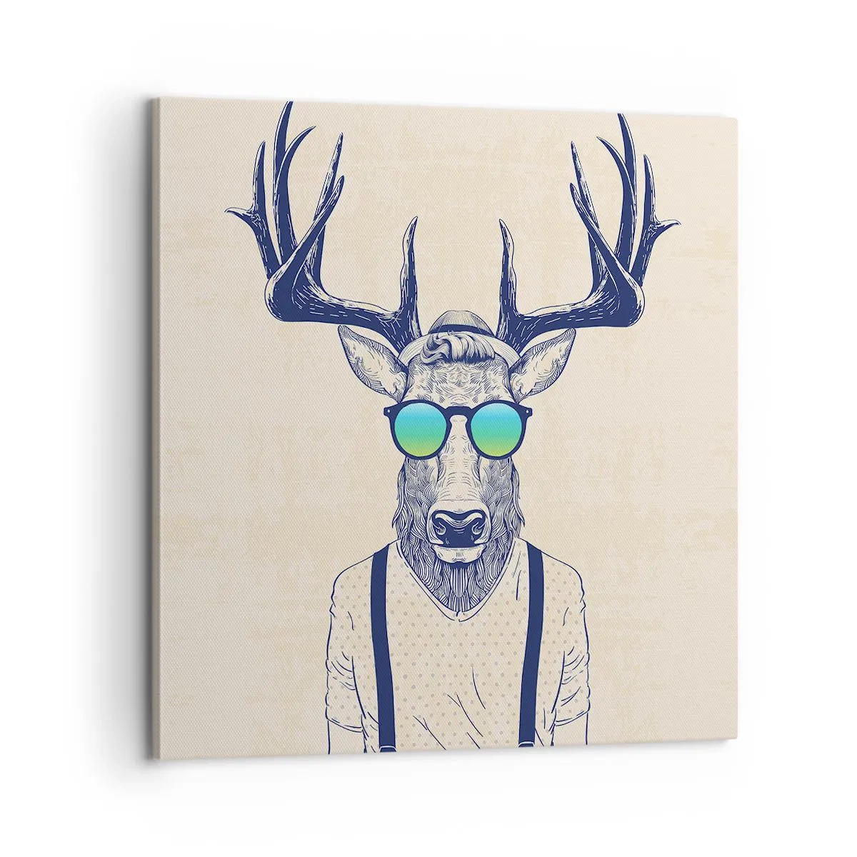 Tablou pe pânză - Și la cine te așteptai? - 60x60 cm