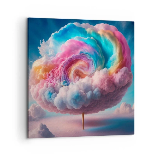 Tablou pe pânză - Visul unui parc de distracții - 50x50 cm