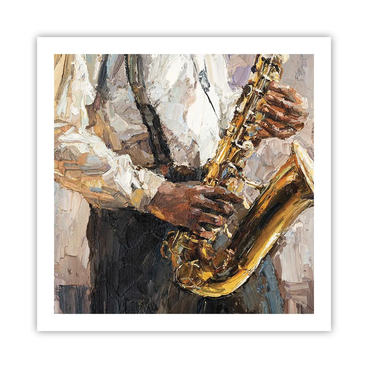 Poster - E timpul pentru a cânta solo - 60x60 cm