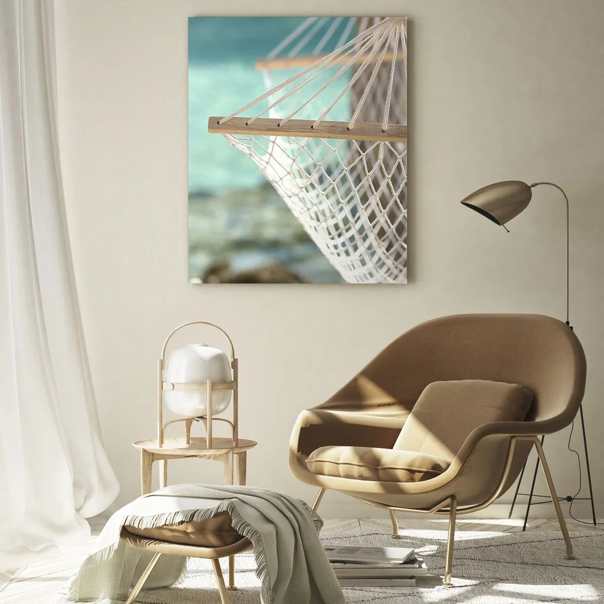 Tablou pe sticlă - Timp de relaxare - 80x120 cm