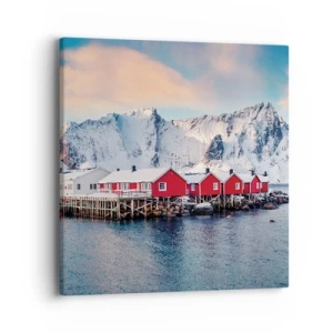 Tablou pe pânză - Retragerea nordică - 40x40 cm