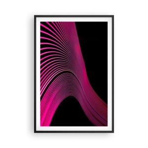 Poster în ramă neagră - Bulevardul de lumină - 61x91 cm