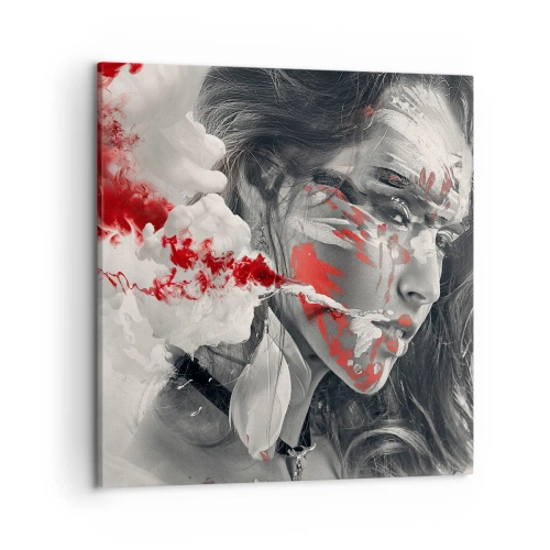 Tablou pe pânză - În aburul absurdului - 50x50 cm