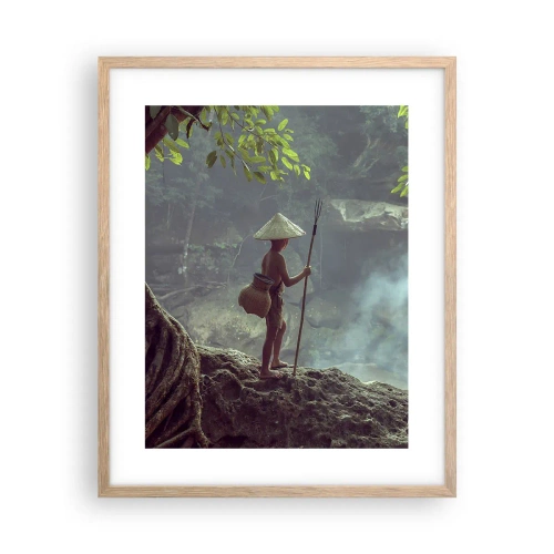 Poster în ramă de stejar deschis - Prietenul naturii - 40x50 cm