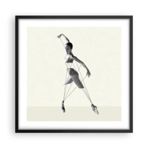Poster în ramă neagră - Într-un teatru de lumină - 50x50 cm