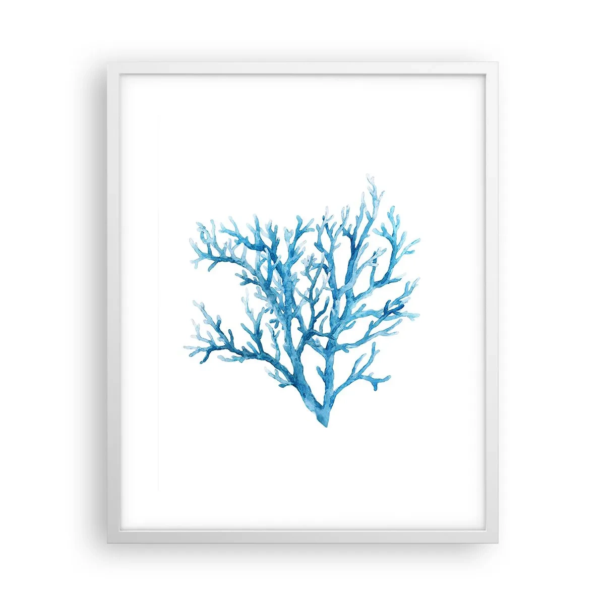 Poster în ramă albă - Filigranul marin - 40x50 cm