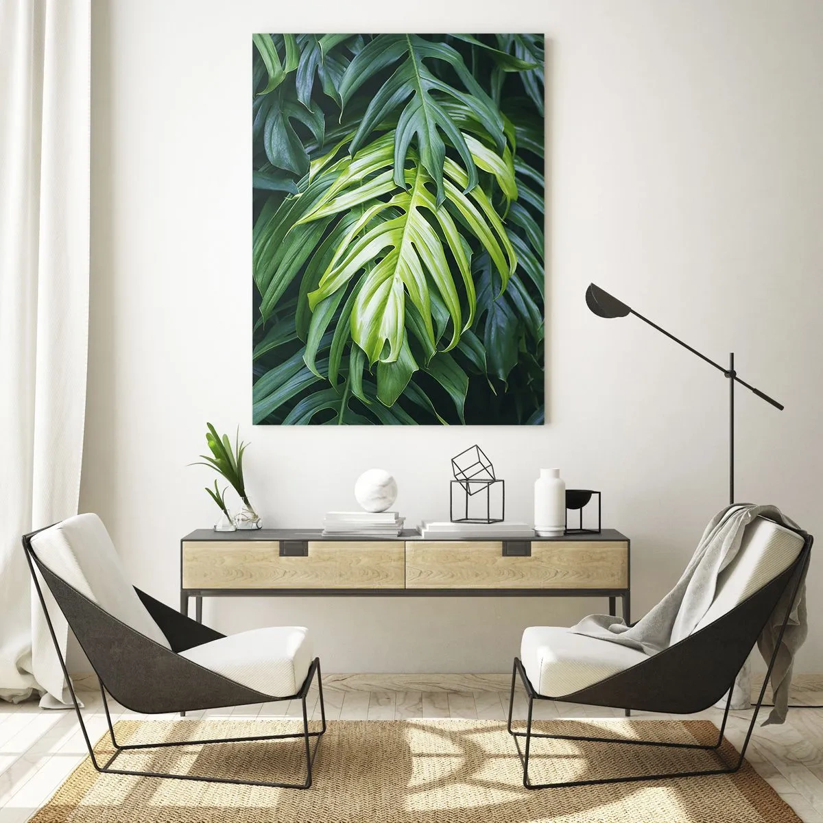 Tablou pe sticlă - Scufundă-te în prospețime - 50x70 cm