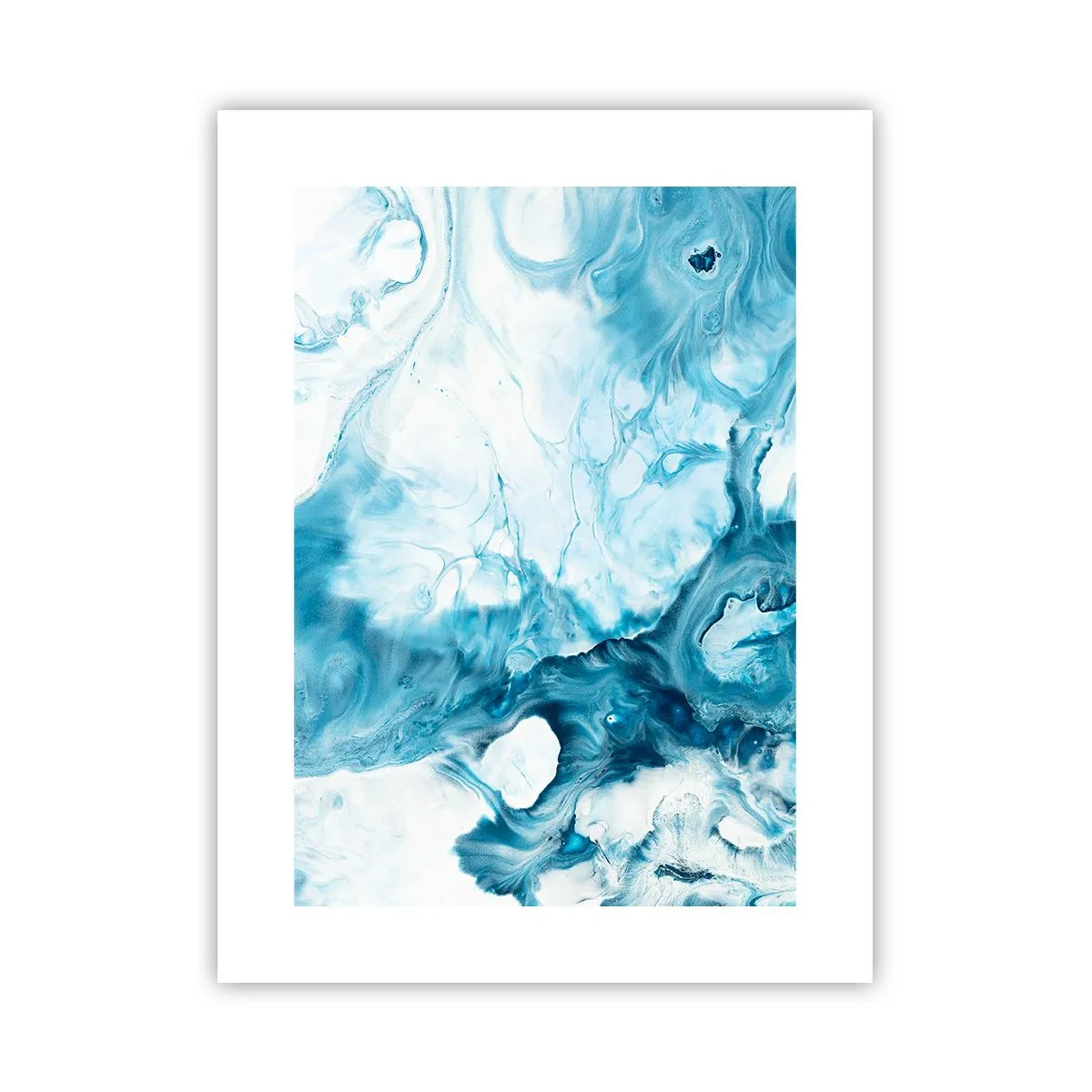 Poster - Concert de nuanțe de albastru - 30x40 cm