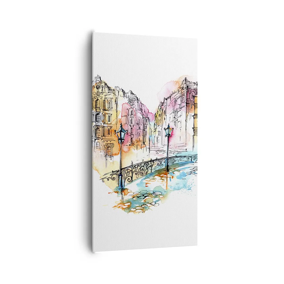 Tablou pe pânză - Inima orașului - 65x120 cm