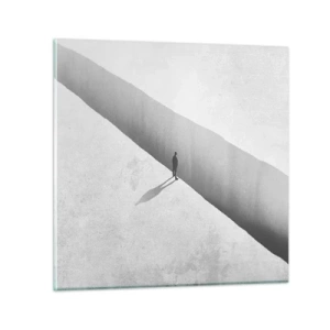 Tablou pe sticlă - Obiectiv clar - 70x70 cm