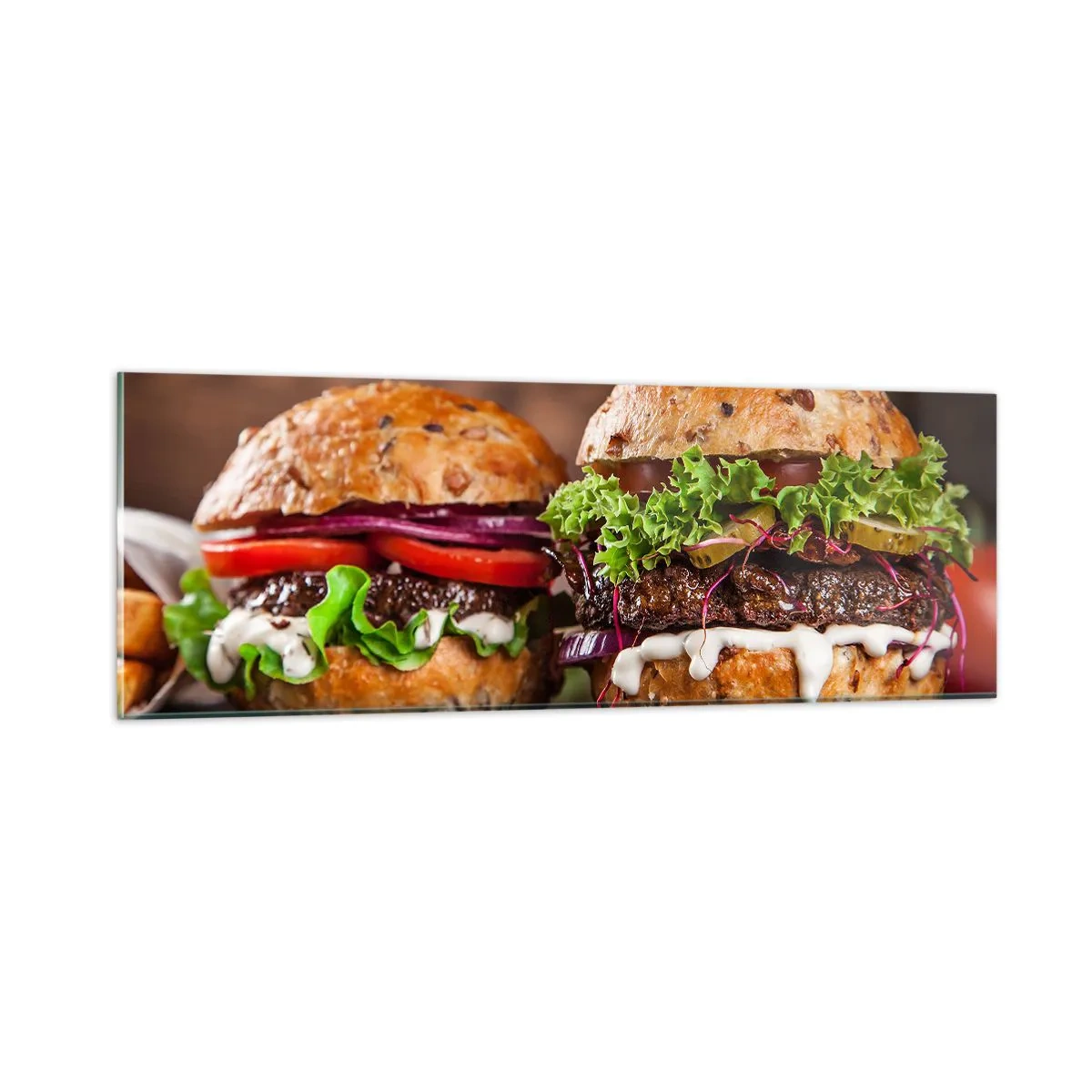 Tablou pe sticlă - American dream - 90x30 cm