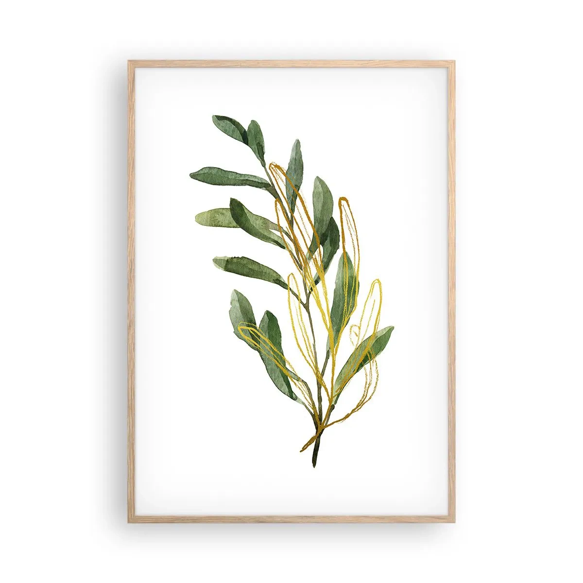 Poster în ramă de stejar deschis - Toate cele bune - 70x100 cm