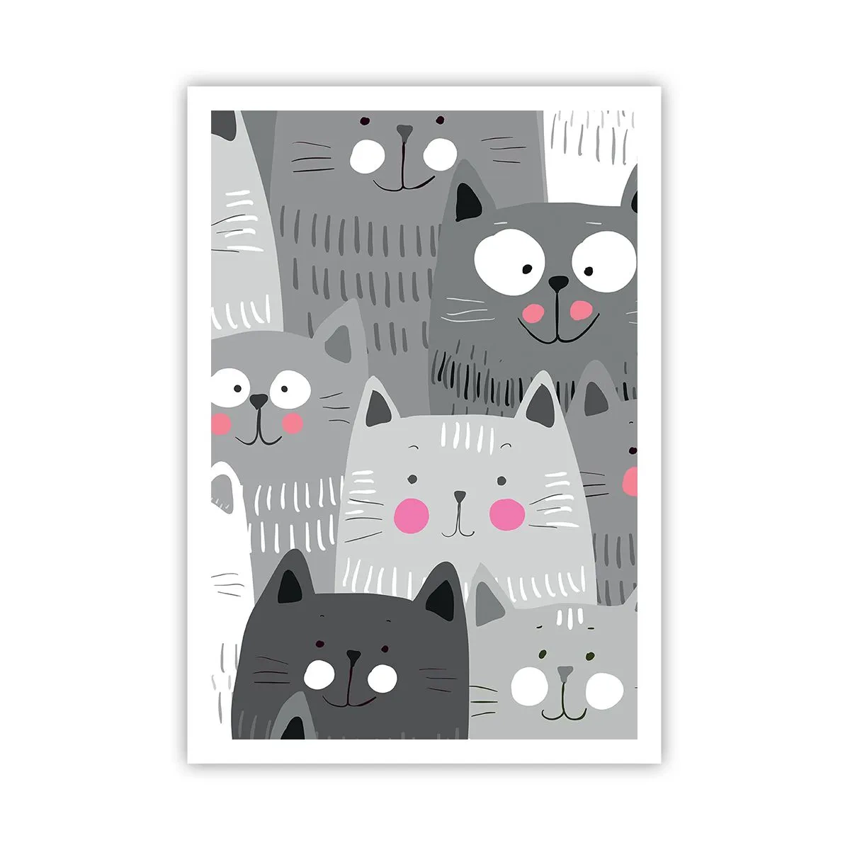 Poster - Lumea felină - 70x100 cm