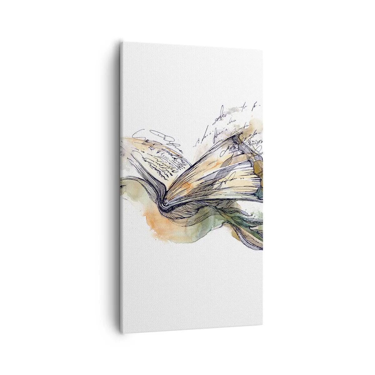 Tablou pe pânză - Pe aripile poeziei - 55x100 cm