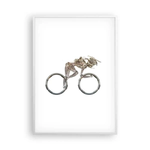 Poster în ramă albă - O mașină grozavă - 70x100 cm