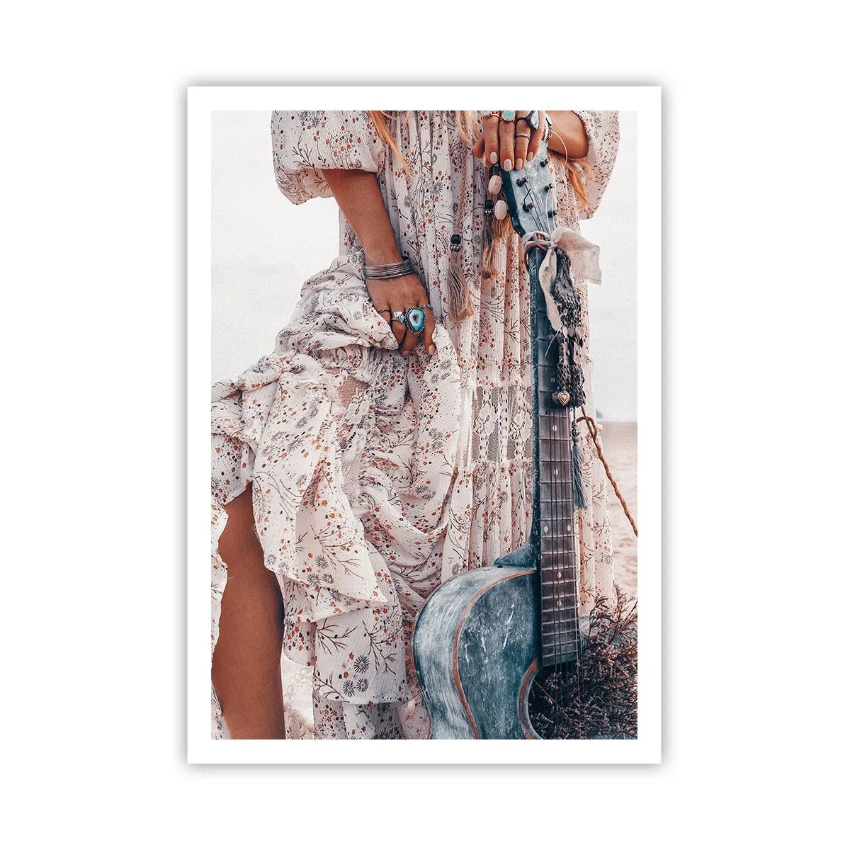 Poster - Hippie pe drum - 70x100 cm