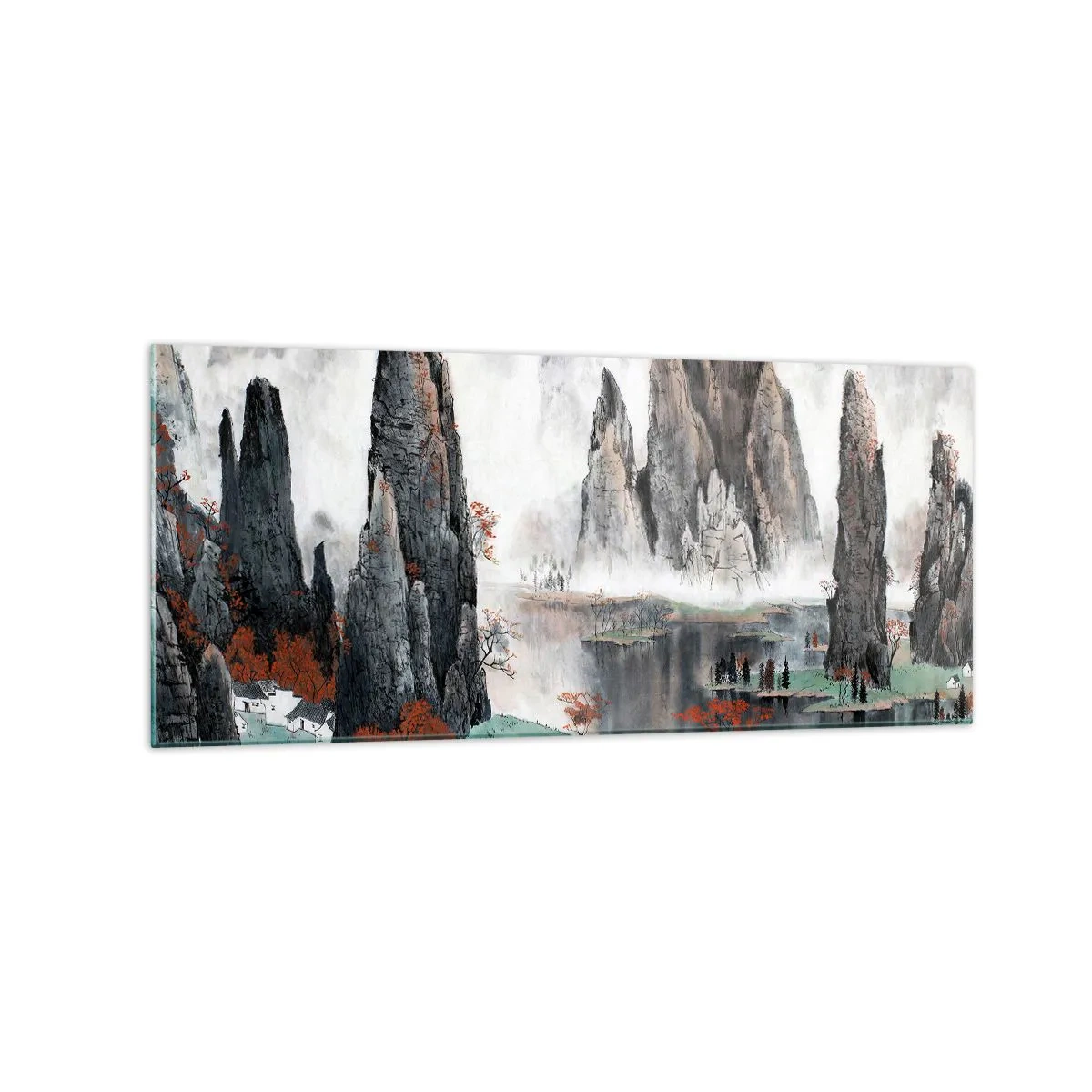 Tablou pe sticlă - Gardieni puternici - 120x50 cm