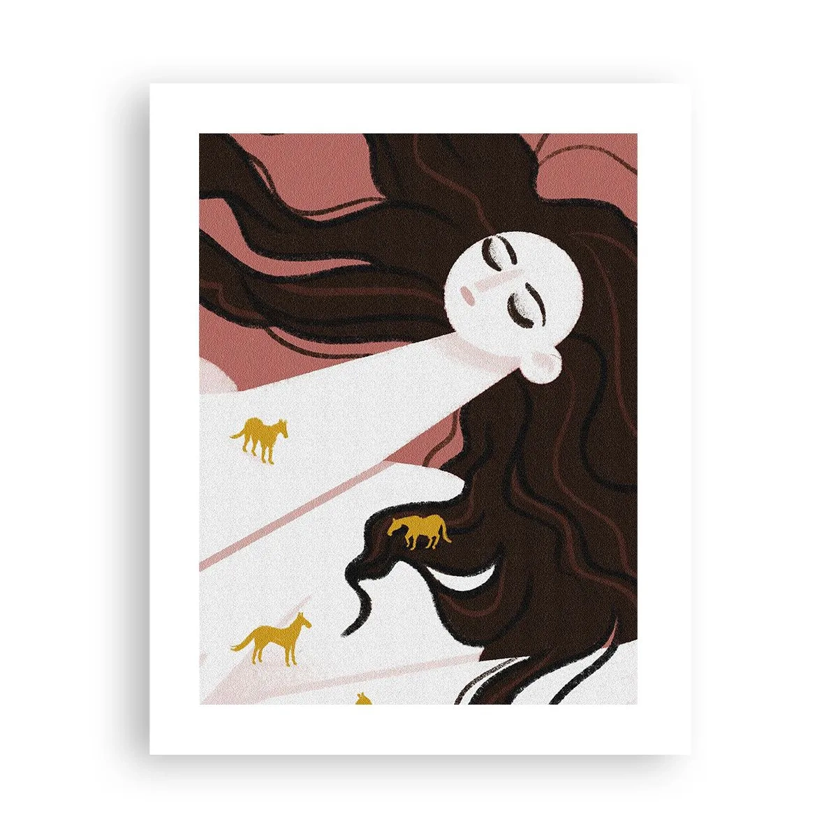 Poster - Visul despre calul de aur - 40x50 cm