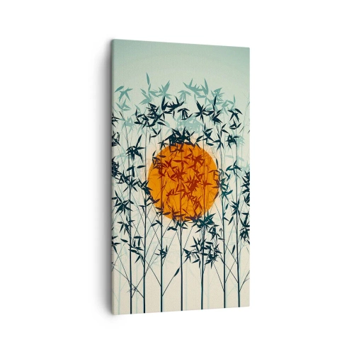 Tablou pe pânză - Soarele japonez - 45x80 cm