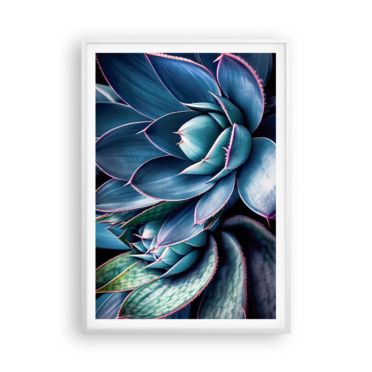 Poster în ramă albă - Forța vitală - 70x100 cm