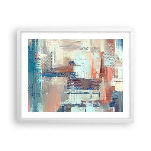 Poster în ramă albă - Întinde-te spre lumină - 50x40 cm