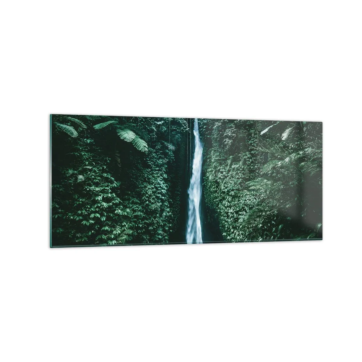 Tablou pe sticlă - Băi tropicale - 120x50 cm