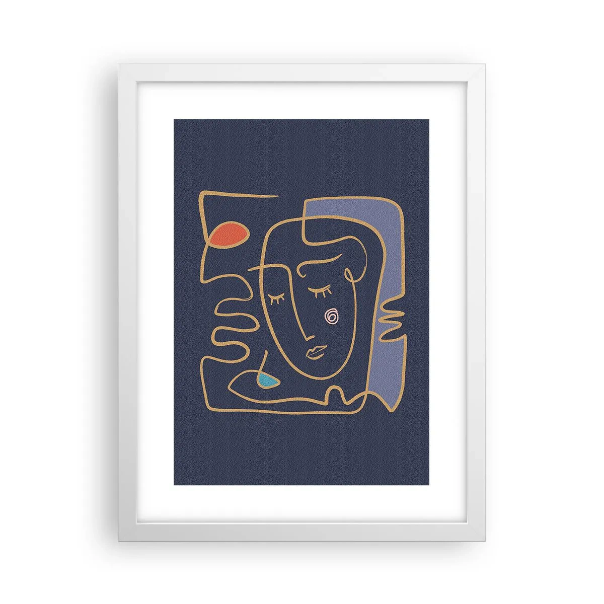 Poster în ramă albă - În reverie - 30x40 cm