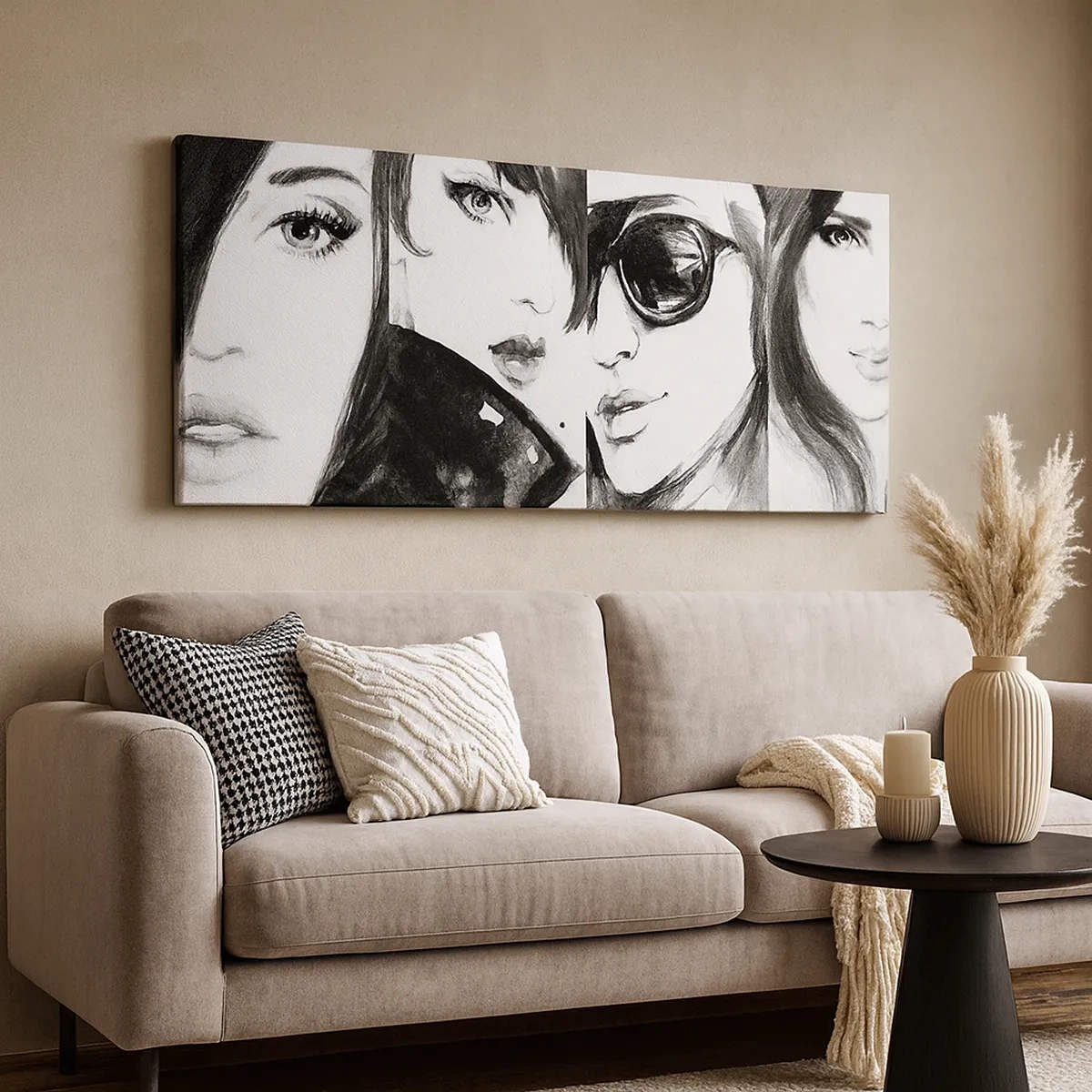 Tablou pe pânză - Frumusețe înmulțită - 30x30 cm