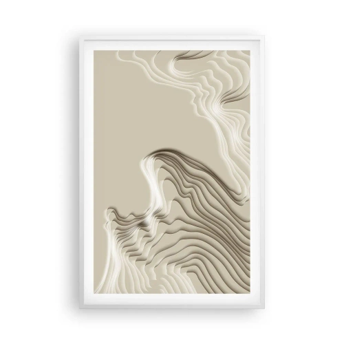 Poster în ramă albă - Topografia artei - 61x91 cm