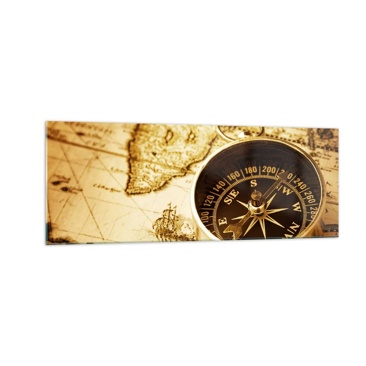 Tablou pe sticlă - Est sau vest? - 140x50 cm