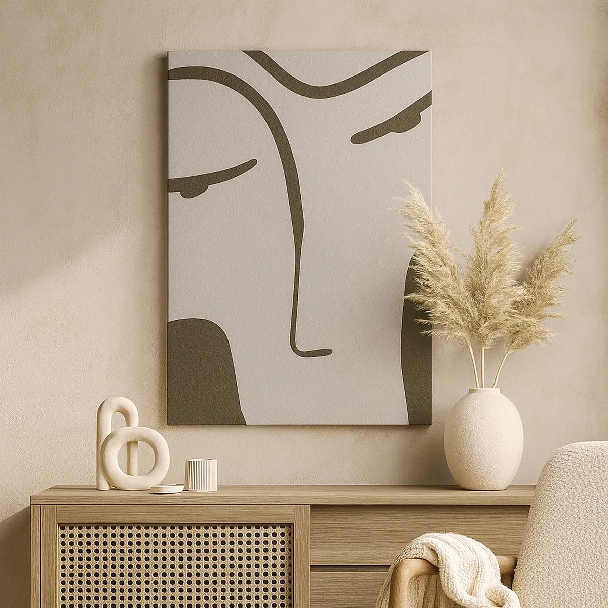 Tablou pe pânză - Ca într-un tablou de Modigliani - 50x70 cm