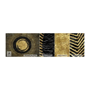 Mostră tapet autocolant Deluxe Sticker - Compoziție glamour - Art Deco, Modern, Glamour - 100x30 cm