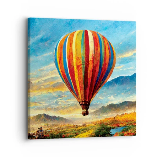 Tablou pe pânză - În liniște puteți vedea mai multe - 30x30 cm