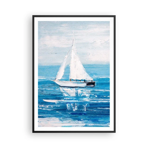 Poster în ramă neagră - Cu un prieten alături de tine - 70x100 cm