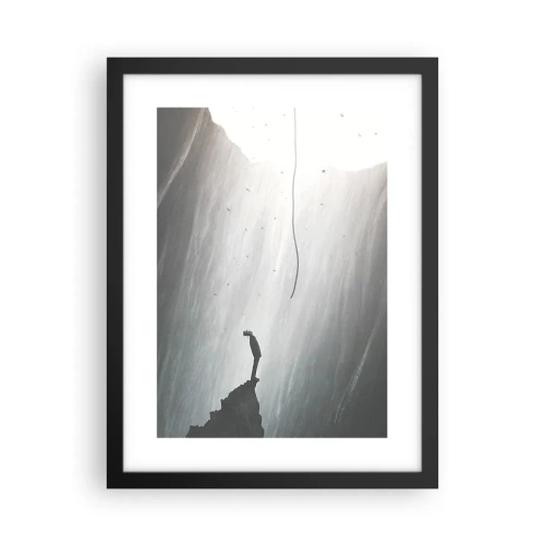 Poster în ramă neagră - Există întotdeauna o cale de ieșire - 30x40 cm