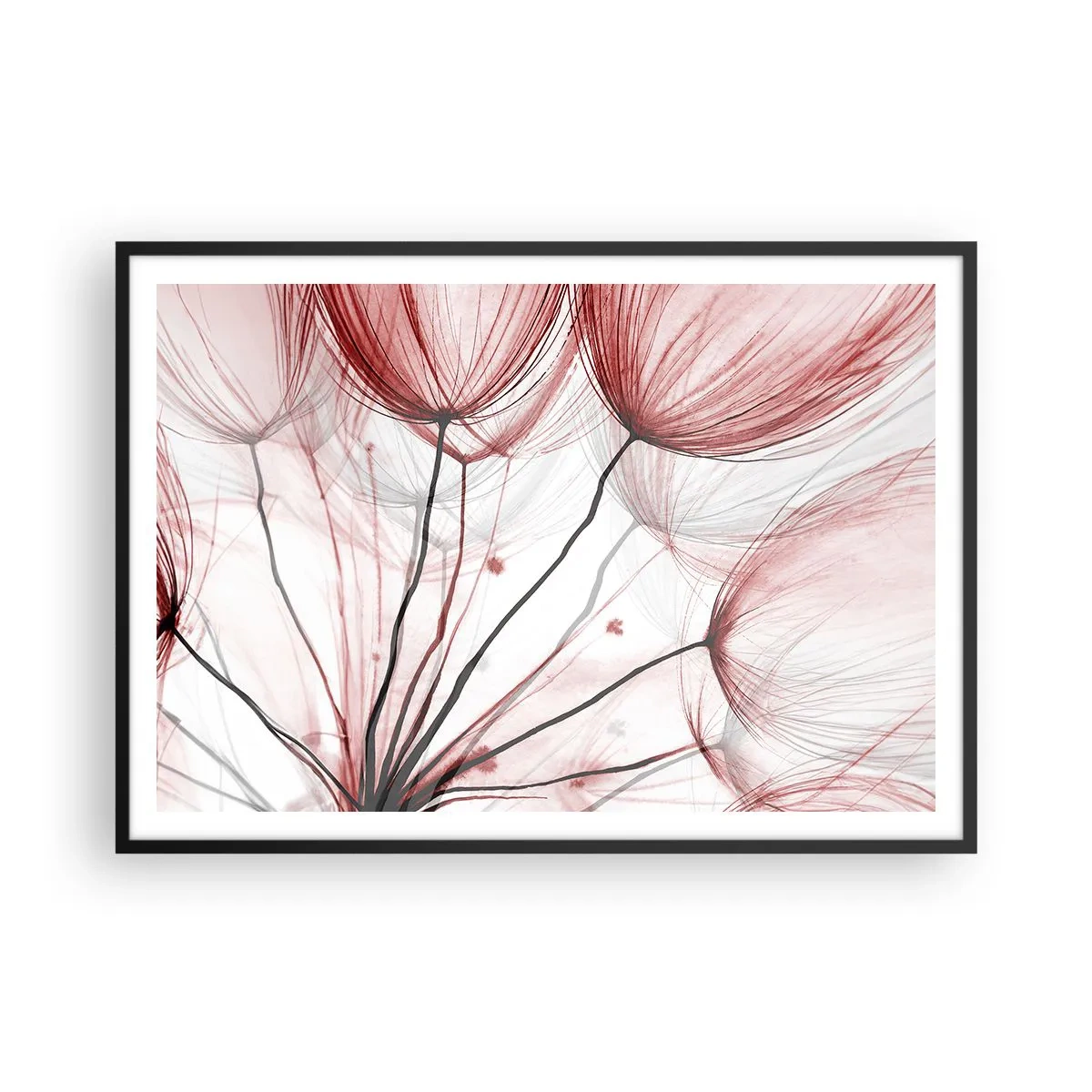 Poster în ramă neagră - Înainte de plecare - 100x70 cm