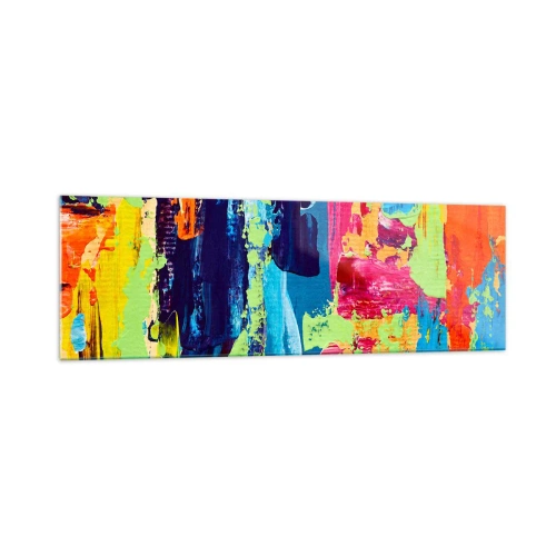 Tablou pe sticlă - Viața este frumoasă! - 160x50 cm